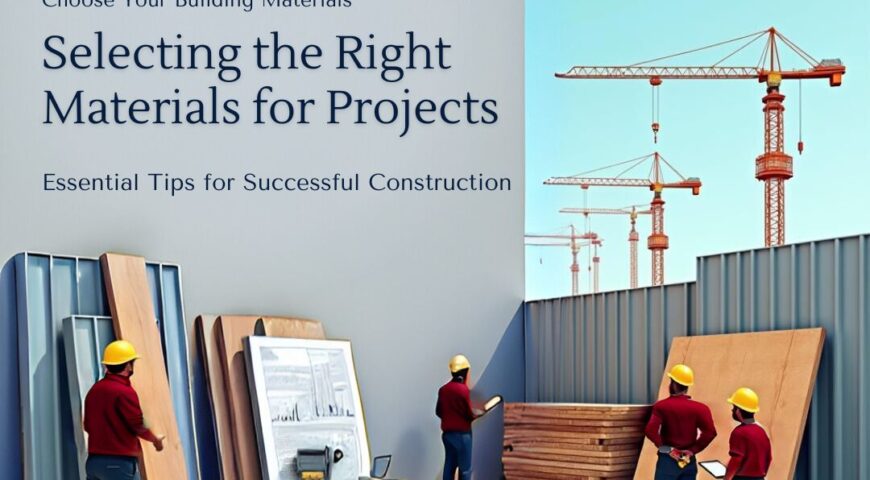How to Select the Best Building Materials for Your Project